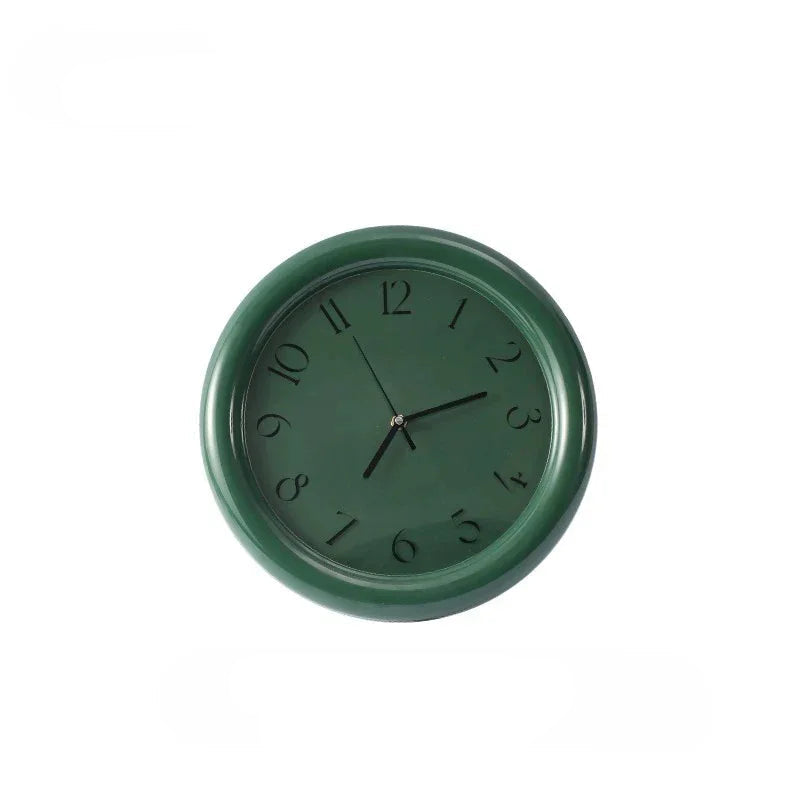 Modern Wall Clock Wood Silent Sweep Movement 6