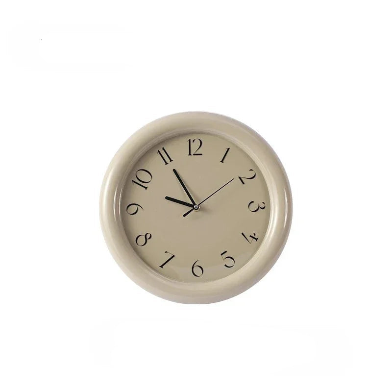 Modern Wall Clock Wood Silent Sweep Movement 8