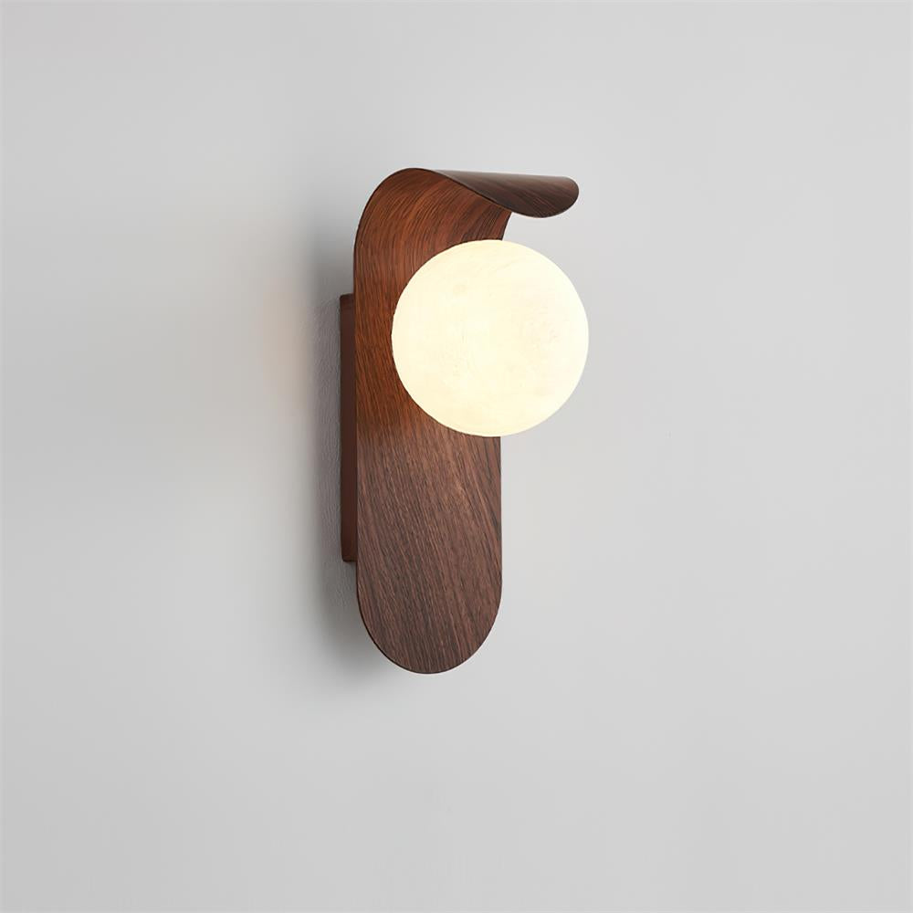 Modern Wall Lamp with Frosted Globe – Damp Rated Wall Sconce for Bathroom or Outdoor Use 0