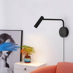 Modern Wall Light with Adjustable Arm and Integrated LED – Black or White 0