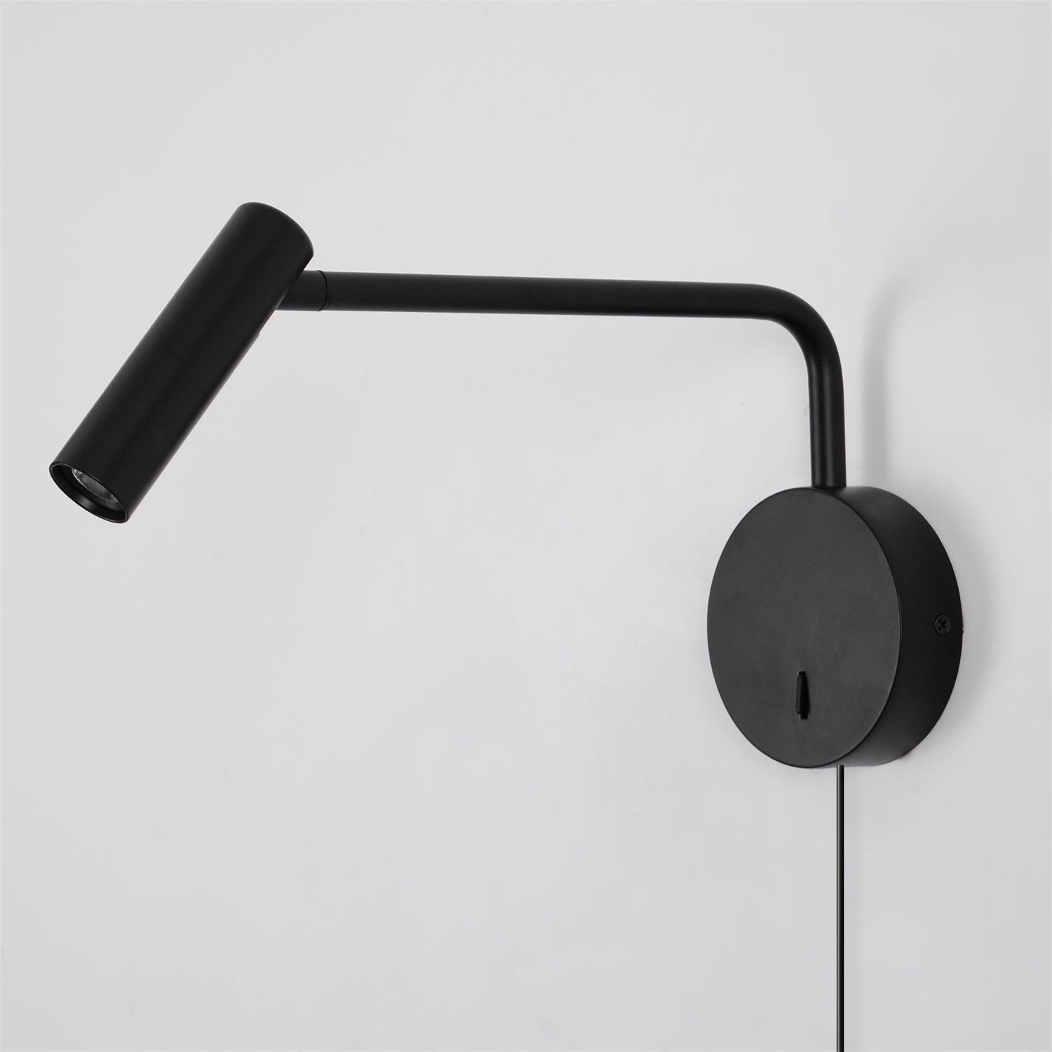 Modern Wall Light with Adjustable Arm and Integrated LED – Black or White 2