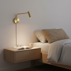 Modern Wall Light with Adjustable Arm and Integrated LED – Black or White 5