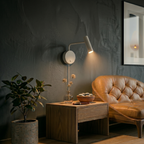 Modern Wall Light with Adjustable Arm and Integrated LED – Black or White 96