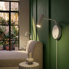 Modern Wall Light with Adjustable Arm and Integrated LED – Black or White 97