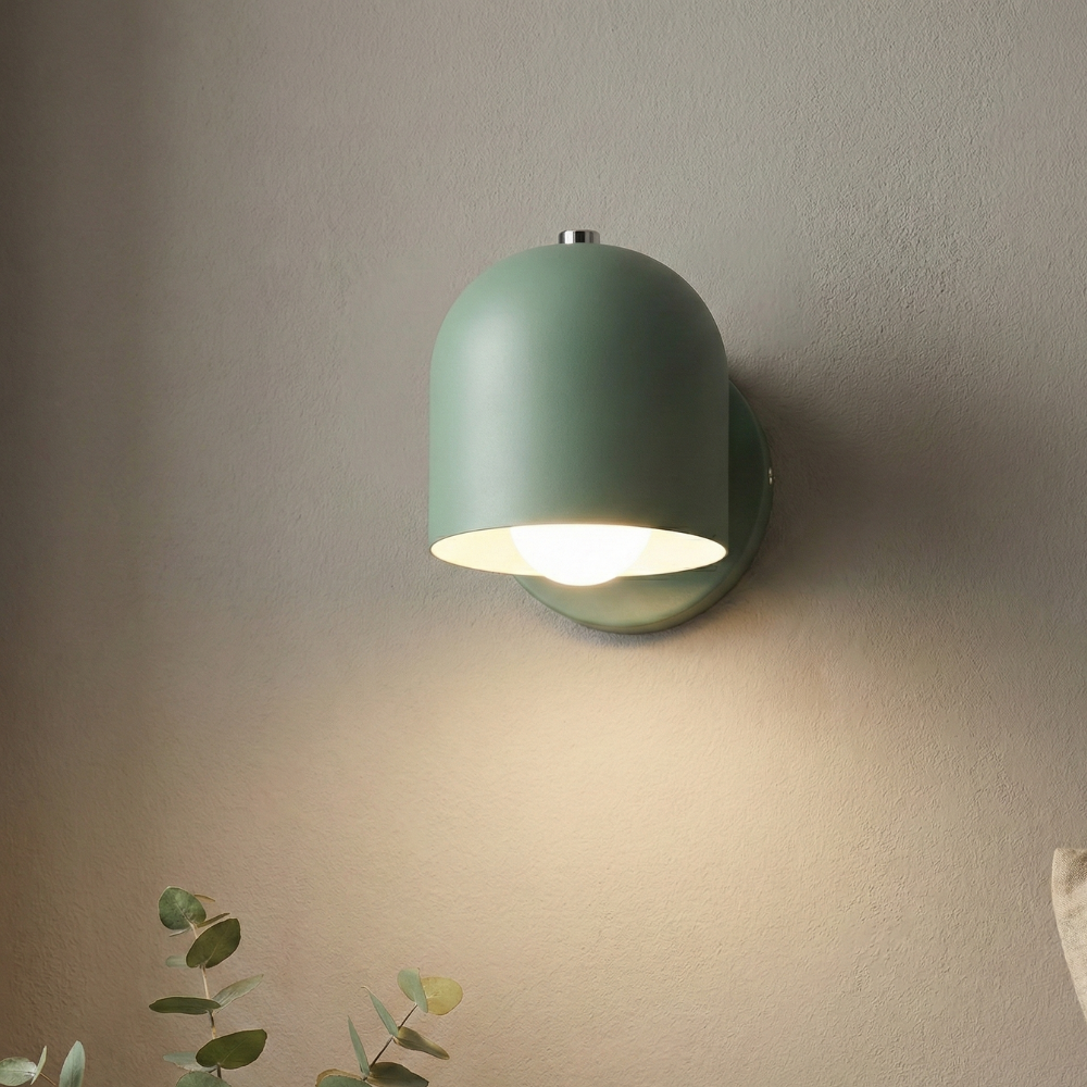 Modern Wall Light with Glass and Iron Design – Elegant Bathroom Sconce 15