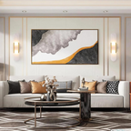 Modern Wall Sconce Lighting – Elongated Alabaster Wall Lamp for Elegant Illumination 1