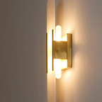Modern Wall Sconce Lighting – Elongated Alabaster Wall Lamp for Elegant Illumination 7