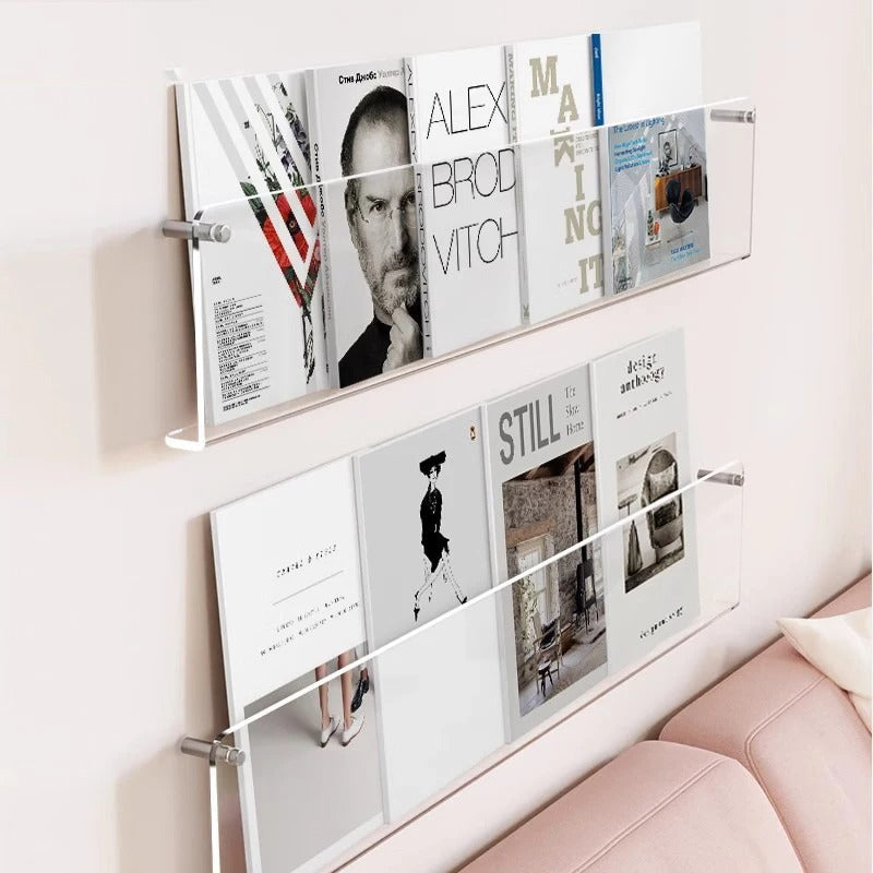 Modern Wall Shelf PVC Space-Saving Design 2