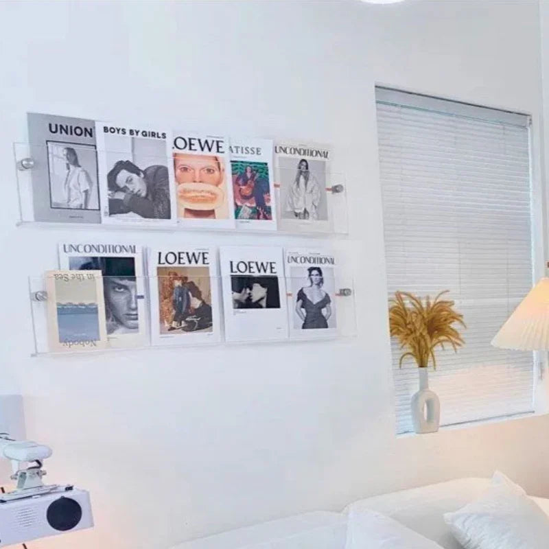 Modern Wall Shelf PVC Space-Saving Design 3