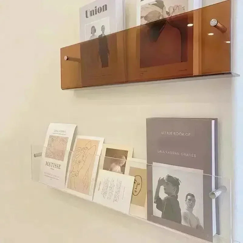 Modern Wall Shelf PVC Space-Saving Design 4