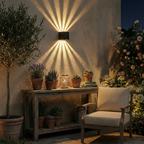 Modern Waterproof Aluminum Outdoor Wall Sconce Lamp with LED Light - 600 Lumens 18