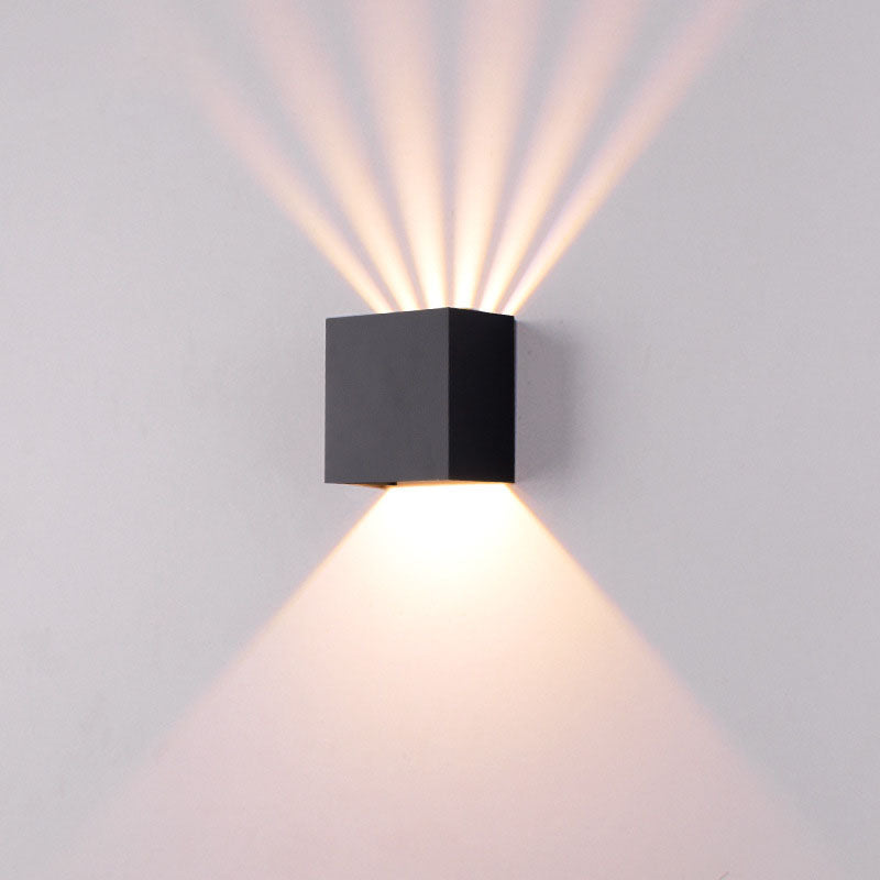 Modern Waterproof Aluminum Outdoor Wall Sconce Lamp with LED Light - 600 Lumens 8