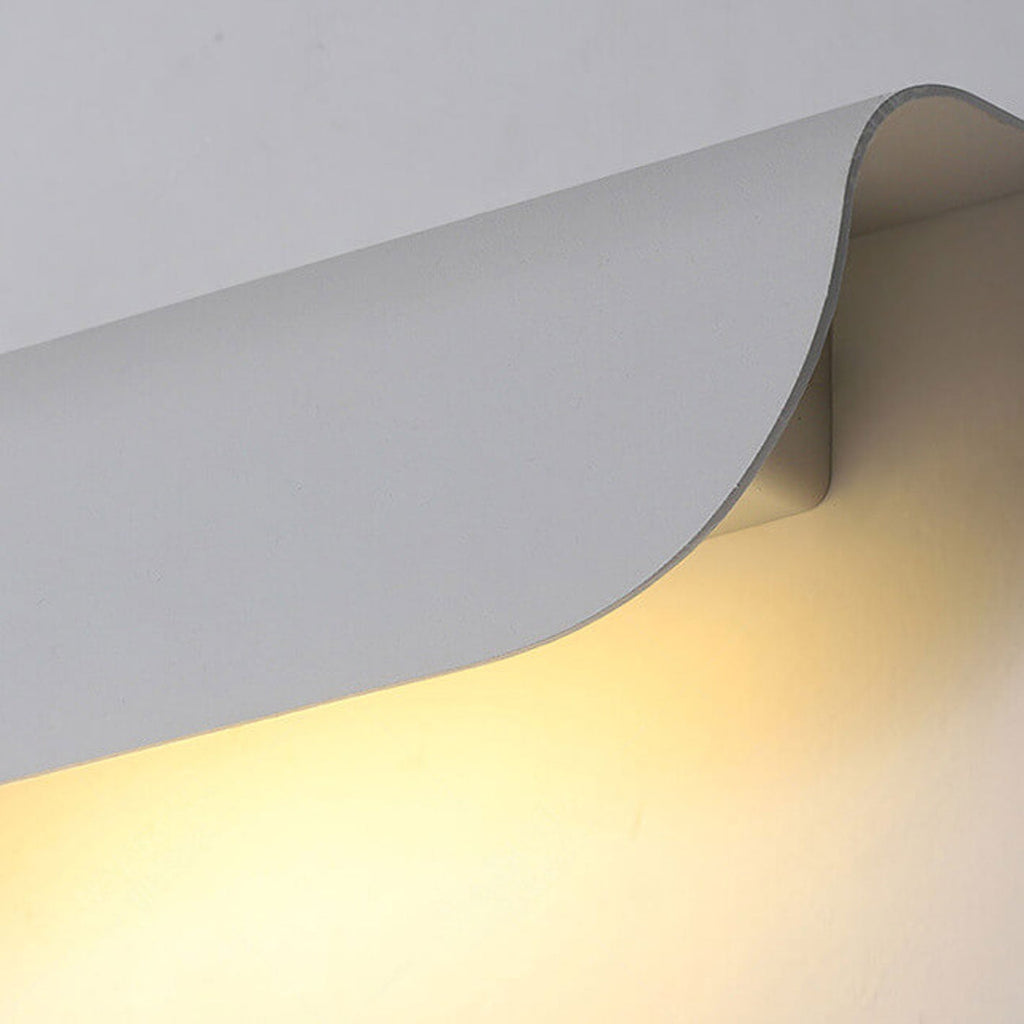 Modern Waterproof LED Outdoor Wall Sconce Lamp – Curved Design for Exterior Use, 1000 Lumens, Easy Installation 7