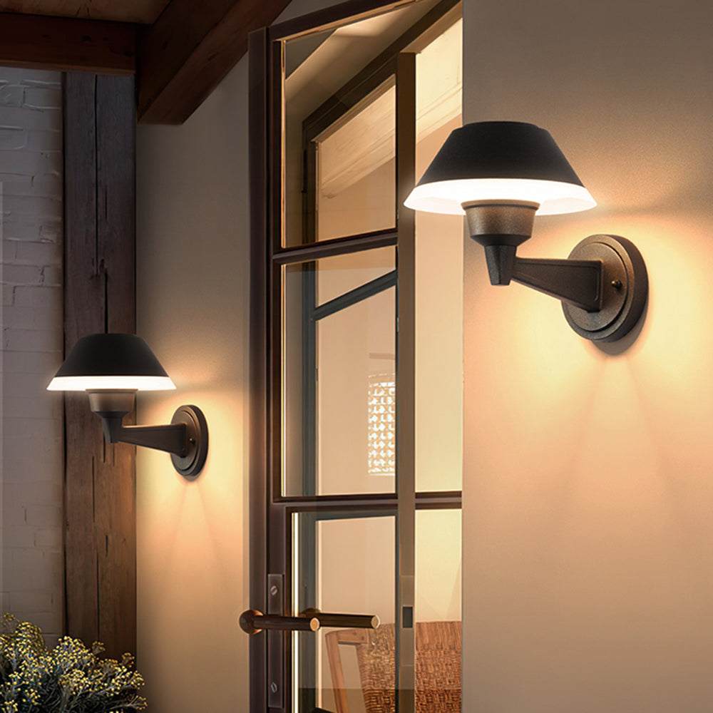 Modern Waterproof Outdoor Wall Lamp – IP65 Rated Matte Black Exterior Wall Light for Elegant Spaces 1