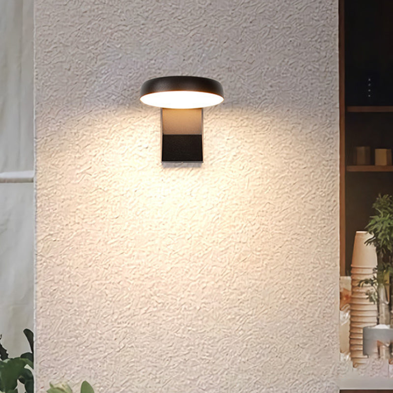 Modern Waterproof Outdoor Wall Sconce with Motion Sensor - Rotatable LED Wall Lamp for Patios and Fences 2