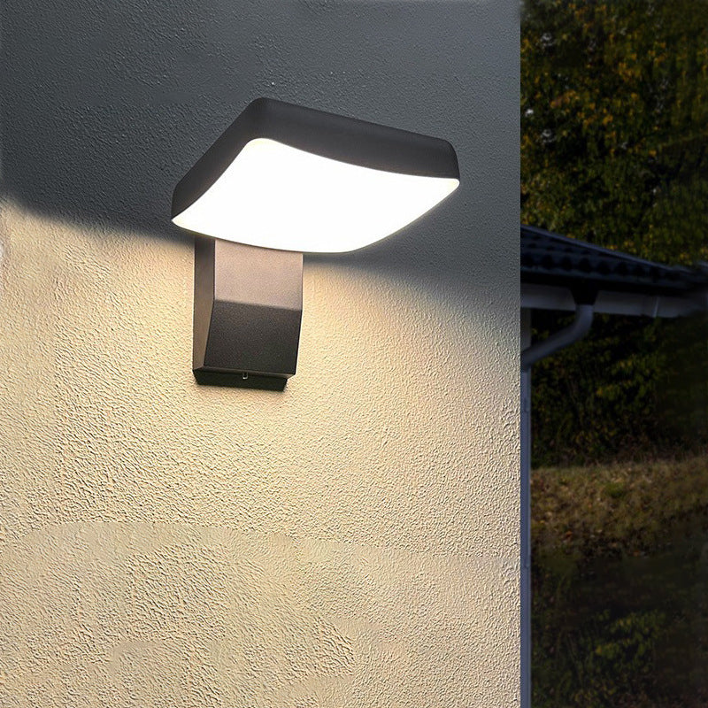 Modern Waterproof Outdoor Wall Sconce with Motion Sensor - Rotatable LED Wall Lamp for Patios and Fences 4