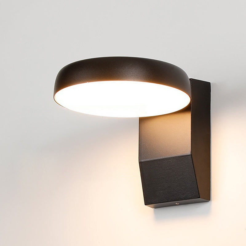 Modern Waterproof Outdoor Wall Sconce with Motion Sensor - Rotatable LED Wall Lamp for Patios and Fences 5