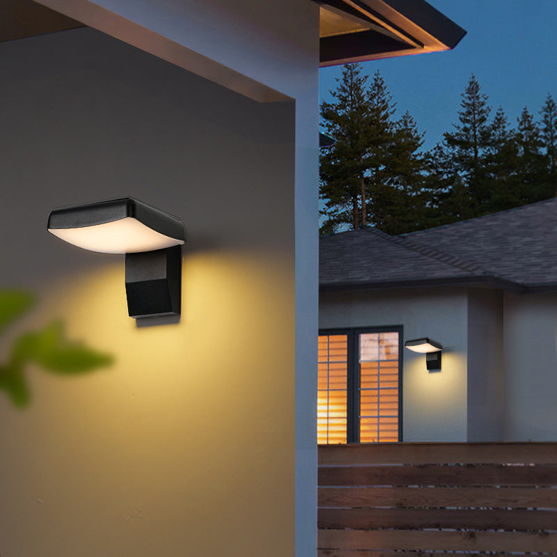 Modern Waterproof Outdoor Wall Sconce with Motion Sensor - Rotatable LED Wall Lamp for Patios and Fences 6