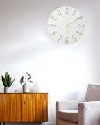 Modern Wood Wall Clock Decor – Minimalist Scandinavian Design with Silent Quartz Movement 4
