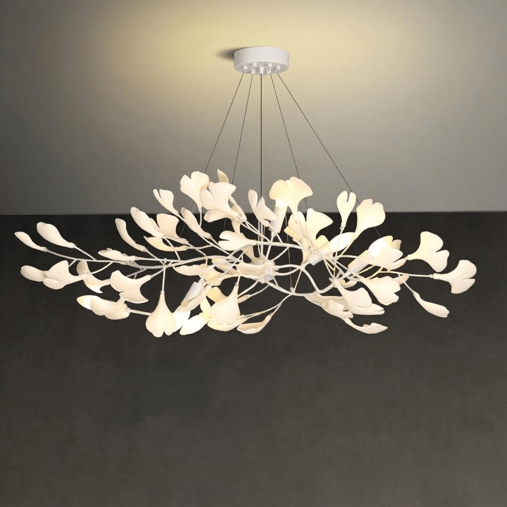 Modern brass Chandelier Ceramic with adjustable design 11