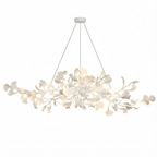 Modern brass Chandelier Ceramic with adjustable design 9