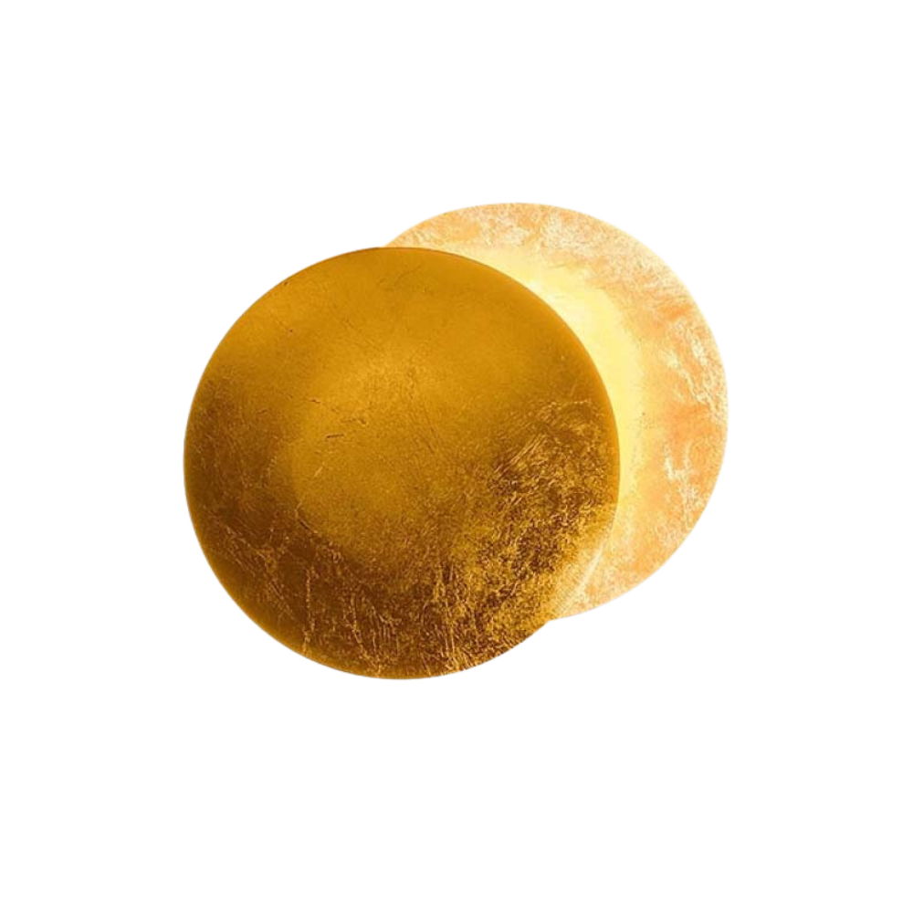 Moon-Phase Wall Sconce – Unique Metal Wall Lamp for Ambient Lighting – Modern Design 0