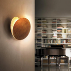 Moon-Phase Wall Sconce – Unique Metal Wall Lamp for Ambient Lighting – Modern Design 3