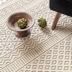 Moroccan Design Area Rug - Soft Wool and Nylon Blend for Living Room and Bedroom Decor 4