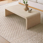 Moroccan Design Area Rug - Soft Wool and Nylon Blend for Living Room and Bedroom Decor 5