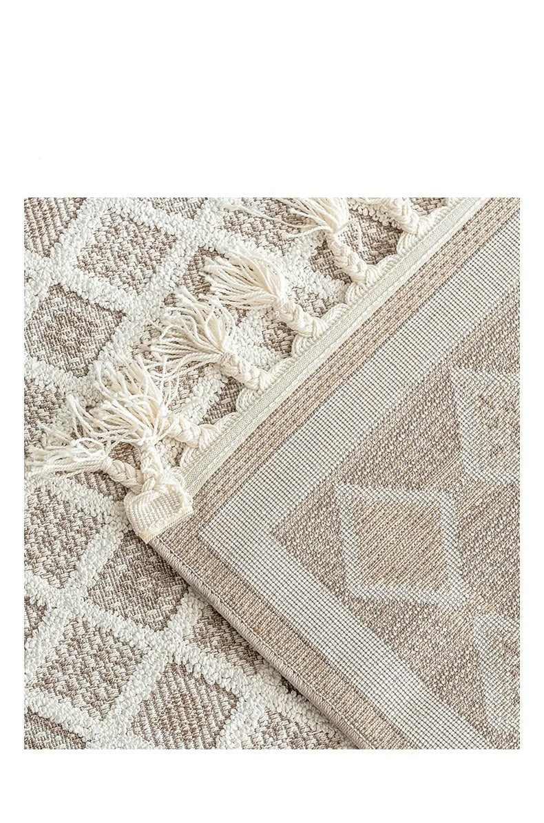 Moroccan Style Area Rug – Durable Polypropylene for Living Room Decor – Vintage Modern Design, Easy to Clean 4