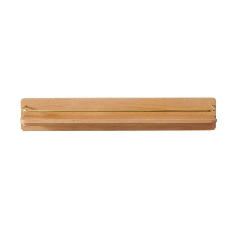 Natural Bamboo Wall Mounted Coat Rack Stylish Organization 13