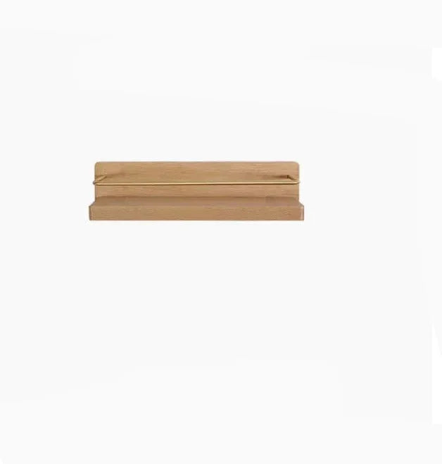 Natural Bamboo Wall Mounted Coat Rack Stylish Organization 14