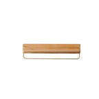 Natural Bamboo Wall Mounted Coat Rack Stylish Organization 6