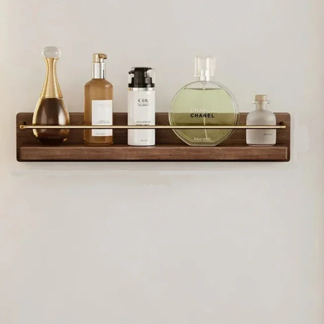 Natural Bamboo Wall Mounted Coat Rack Stylish Organization 7