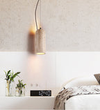 Natural Stone Pendant Light - Yellow Travertine Hanging Light for Kitchen 3