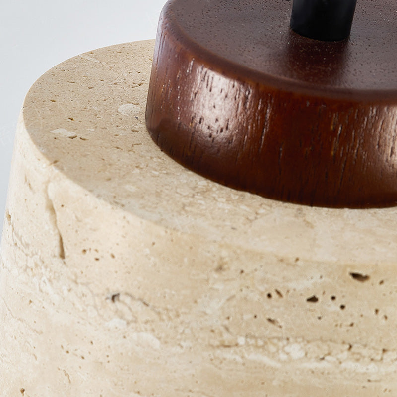 Natural Travertine Pendant Lamp – Nordic Minimalist Kitchen Pendant Lighting 2