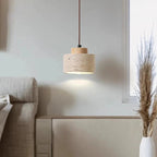 Natural Travertine Pendant Lamp – Nordic Minimalist Kitchen Pendant Lighting 4