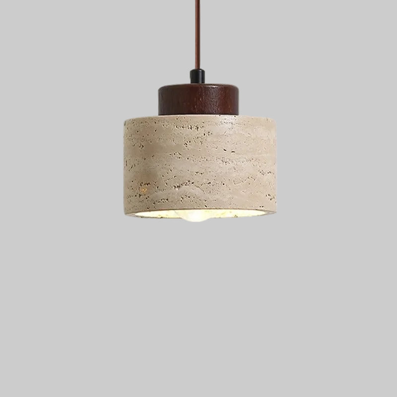 Natural Travertine Pendant Lamp – Nordic Minimalist Kitchen Pendant Lighting 9