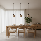 Natural Travertine Pendant Light – Nordic Minimalist Kitchen Pendant Lighting 13