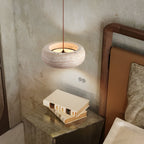 Natural Yellow Travertine Pendant Light – Dimmable Kitchen Hanging Light Fixture 1