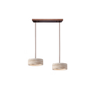 Natural Yellow Travertine Pendant Light – Dimmable Kitchen Hanging Light Fixture 13