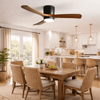 Nodric Ceiling Light Fan with Dimmable LED Light Remote Control 2