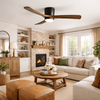 Nodric Ceiling Light Fan with Dimmable LED Light Remote Control 3