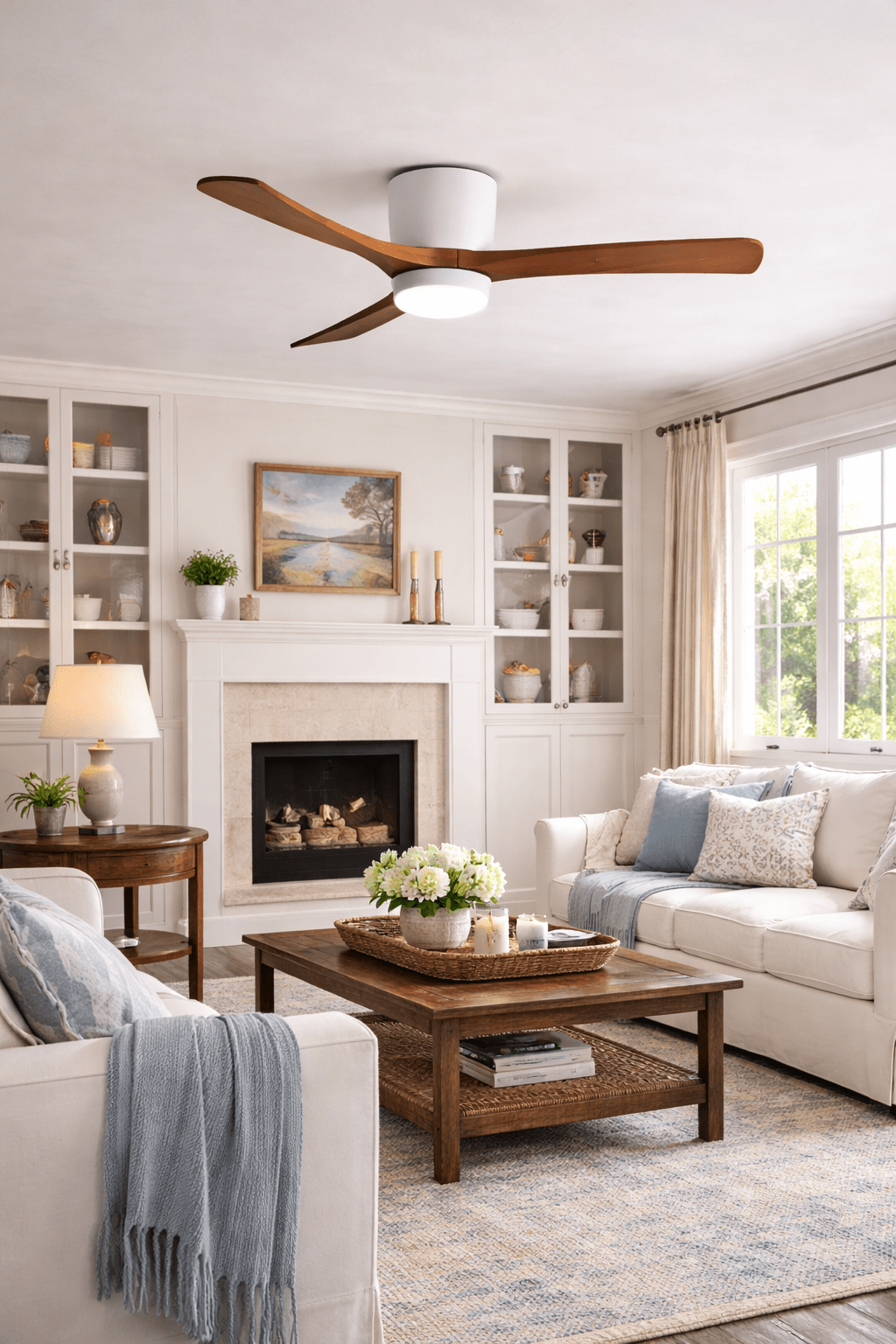 Nodric Ceiling Light Fan with Dimmable LED Light Remote Control 6