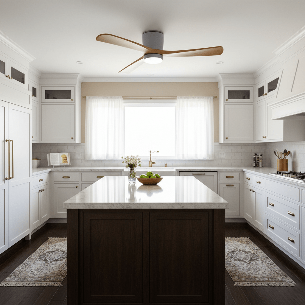 Nodric Ceiling Light Fan with Dimmable LED Light Remote Control 7