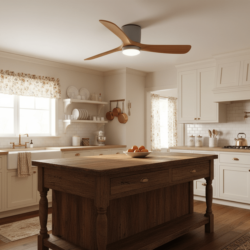 Nodric Ceiling Light Fan with Dimmable LED Light Remote Control 8