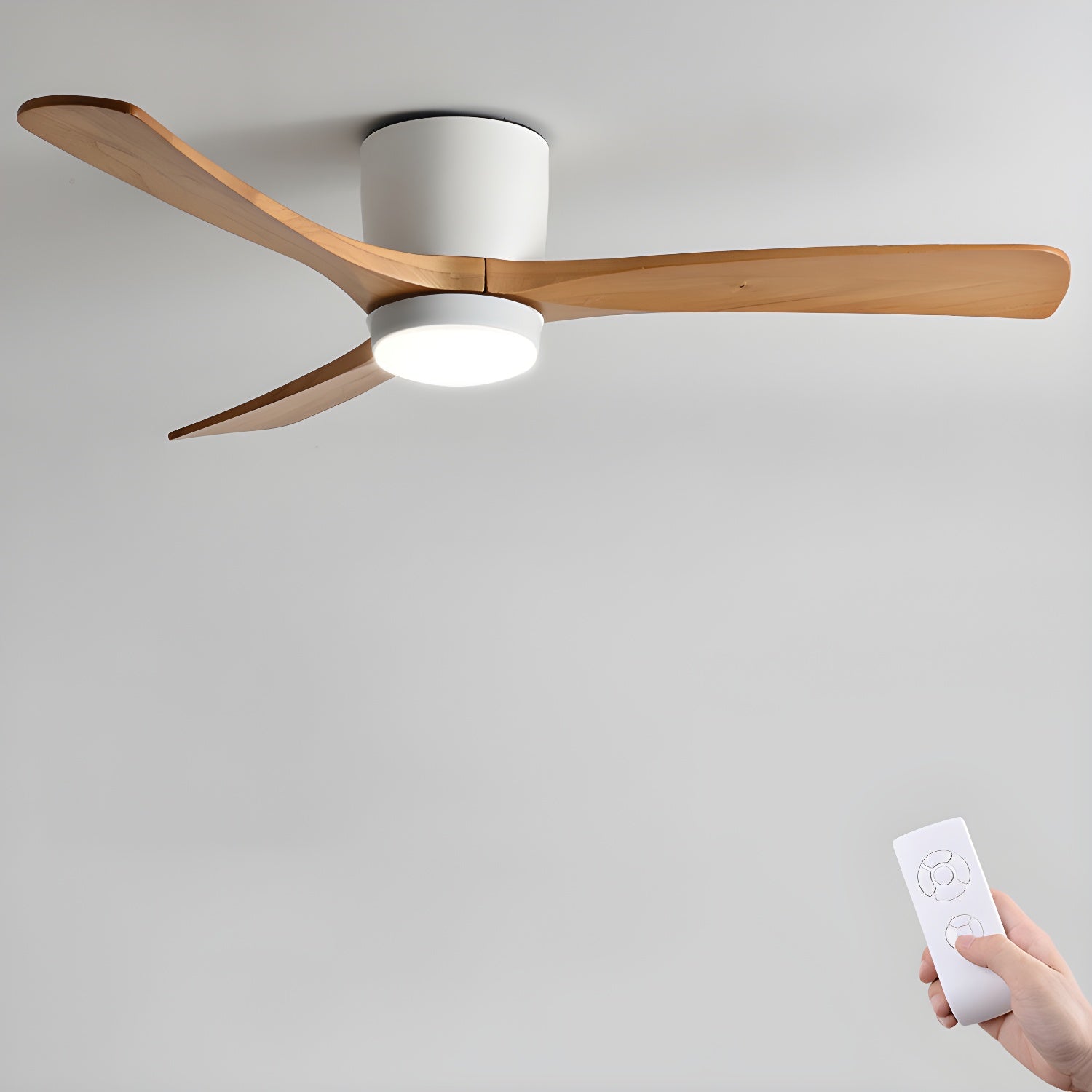 Nodric Ceiling Light Fan with Dimmable LED Light Remote Control 9