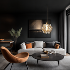 Nordic Flower Glass Pendant Light – Elegant Kitchen Pendant Lighting Fixture 5