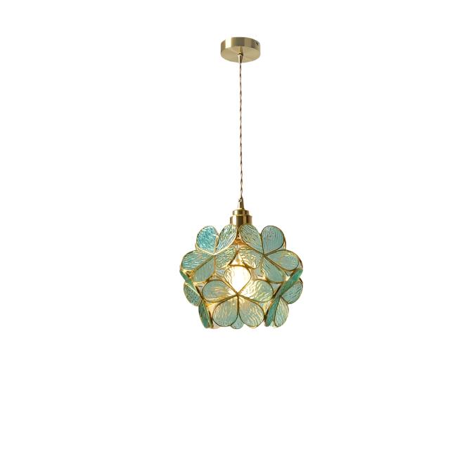 Nordic Flower Glass Pendant Light – Elegant Kitchen Pendant Lighting Fixture 9