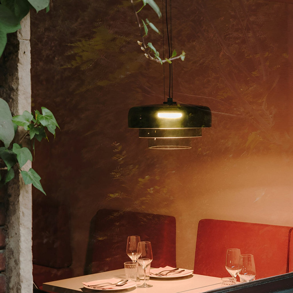 Nordic Glass Pendant Light – Adjustable Height Kitchen Pendant Lighting 4